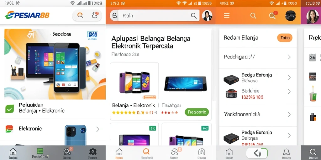 Antarmuka PESIAR88 yang menarik dan fungsional.