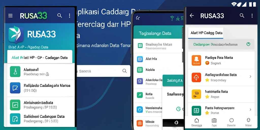 Tampilan antarmuka RUSA33 yang praktis dan fungsional.