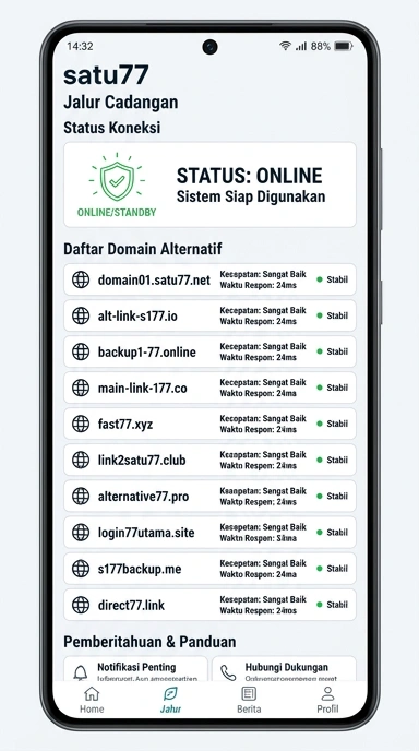 Link Alternatif Aman untuk Akses satu77 di Android