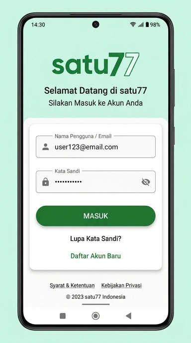 Masuk Akun Satu77 dengan Mudah dan Cepat