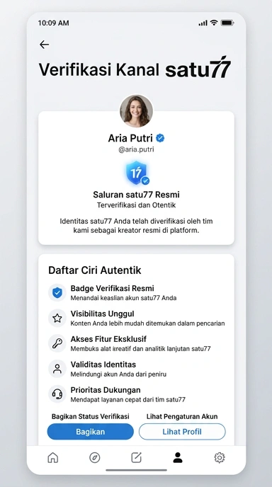 Kanal Resmi Satu77 untuk Pengguna Android